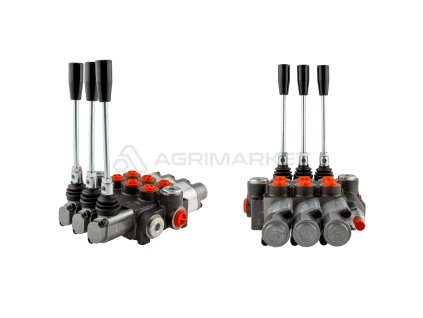 21275 hydraulicky rozdelovac rozvadec 3 sekcni 40l