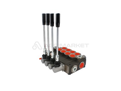 21284 hydraulicky rozdelovac 4 sekcni 160l se zapadkou