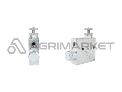 Hydraulický ventil regulátoru průtoku RFP3 1/2" s vypouštěním přebytečného hydraulického oleje