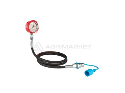 21866 sada tlakomeru oleje manometr 250 bar kabel 1500 mm a zastrcka euro