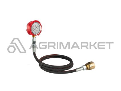 Sada tlakoměru oleje, manometr 400 bar, kabel 1000 mm a šroubovací uzávěr