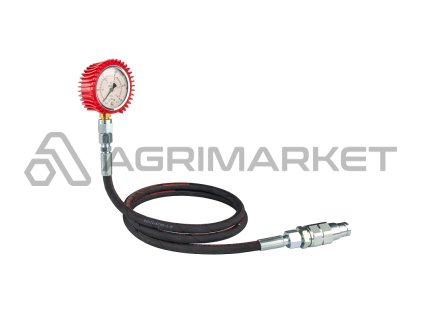 Sada tlakoměru oleje, manometr 250 bar, kabel 2000 mm a plochá zástrčka