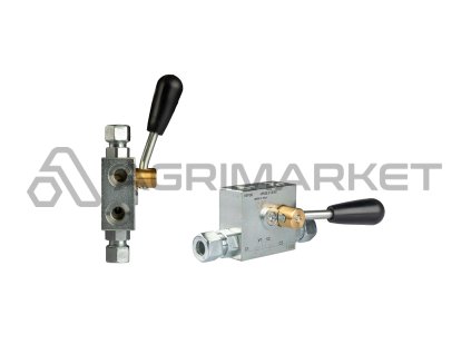 Hydraulický zpětný ventil "lock" dvojčinný válcový zámek VBPDE CEXC c/RUB 1/4" přídavný mechanický zámek