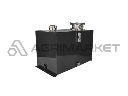 Obdélníková nádrž na olej 75L s příslušenstvím, maximální průtok: 105L/min