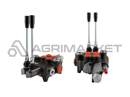 2-sekční hydraulický rozvaděč 80L originál pro štípačky dřeva