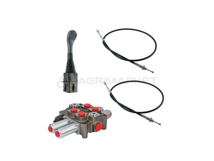 22850 2sekce hydraulick sada 90l rozvadec joystick bez tlacitek dva 2m kabely