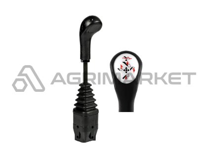 Indemar 6139 zesílený joystick bez tlačítka. Uzpůsobeno pro spojovací tyče na vidlicích.