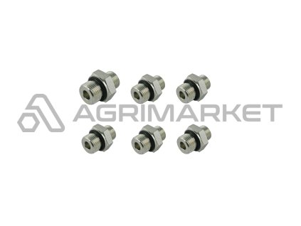 Sada přípojek 27/22 pro 2-sekční hydraulický rozvaděč P80 Badestnost