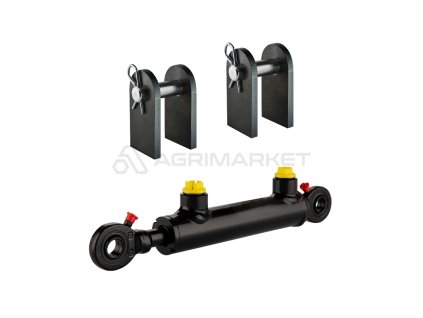 32597 3 valec dvojcinny hydraulicky valec s montazni delkou 267mm zdvih 100mm cj2f 25 16 100 u15s