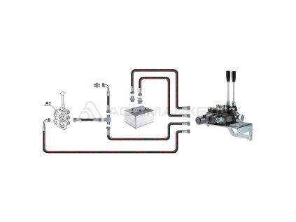 32618 1 hydraulika mf255 ursus 3512 2812 2 sekcni hydraulicky rozvadec vedeni a konektory