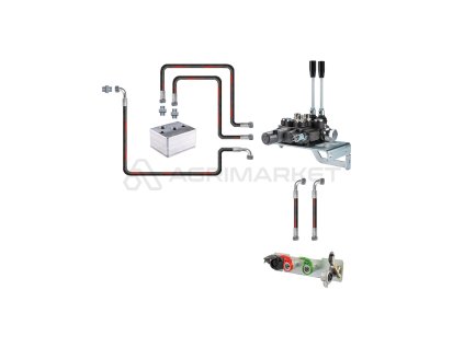 32621 1 hydraulika mf255 ursus 3512 2812 2 sekcni hydraulicky rozvadec vedeni a konektory