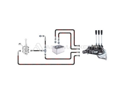 32639 hydraulika mf255 ursus 3512 2812 3 sekcni hydraulicky rozvadec vedeni a konektory