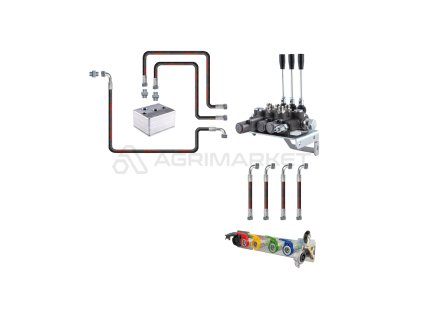 32642 hydraulika mf255 ursus 3512 2812 3 sekcni hydraulicky rozvadec vedeni a konektory