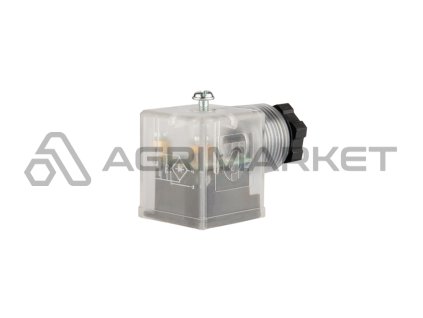 Elektrická zástrčka rozvaděče solenoidových ventilů s Graetzovým můstkem 230V se svítivou diodou