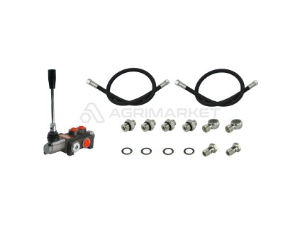 33116 1 sekcni rozdelovac pro ursus c 330 se sadou pripojek hadice a pripojky pro pripojeni k traktoru