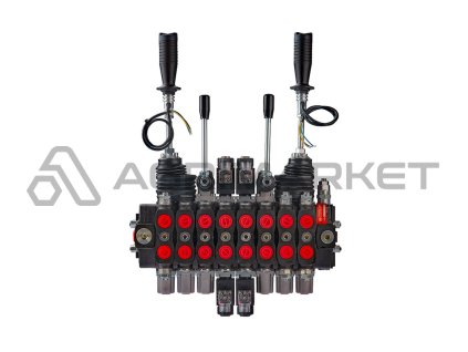 8-sekční hydraulický rozvaděč pro lesní stroje SD8 J2P.D.C.C.D.J2P - ZAW: 1,2,8