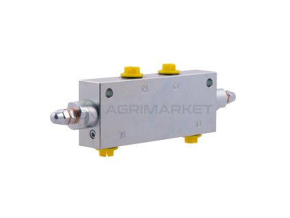 33227 dvojity uzaviraci ventil bhb08 107 uzaviraci dvojcinny pohon zavity 3 8 prutok 60l min max tlak 350bar