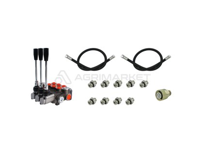 33341 3 sekcni rozdelovac pro ursus c 360 c 360 3p se sadou pripojek hadice a pripojky pro pripojeni k traktoru