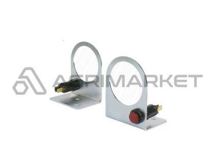 Montážní deska tlakoměru s červenou kontrolkou