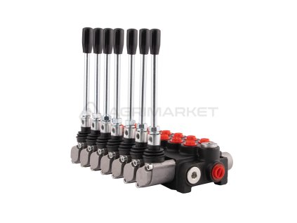 34286 1 hydraulicky rozvadec 7 sekci 40 l min 07p40a1a1a1a1a1a1a1gkz1 ovladany pakou