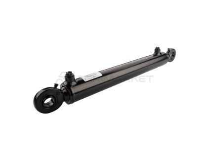 34700 1 valec dvojcinny hydraulicky valec kompletni s usima na naklapecich loziskach delka 564 mm zdvih 350 mm cj2f 50 30 350