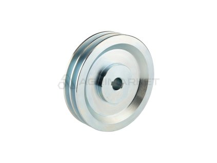 Dvojitá kladka pro dva řemeny 2x13 fi 150 / 19mm drážka pro pero 6mm