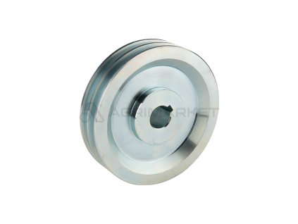 Dvojitá kladka pro dva řemeny 2x13 fi 150 / 24mm drážka 8mm