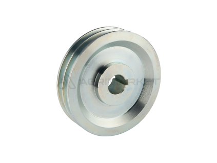 Dvojitá kladka pro dva řemeny Szajba 2x13 fi 150 / 28mm drážka 8mm