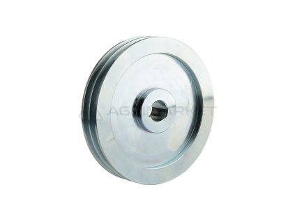 Dvojitá kladka pro dva řemeny 2x13 fi 200 / 28mm drážka 8mm