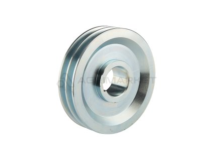 Dvojitá kladka pro dva řemeny 2x13 fi150 / 42mm drážka 12mm