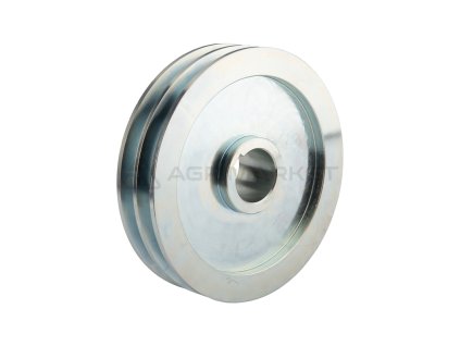 Dvojitá kladka pro dva řemeny 2x17 fi200 / 42mm drážka 12mm