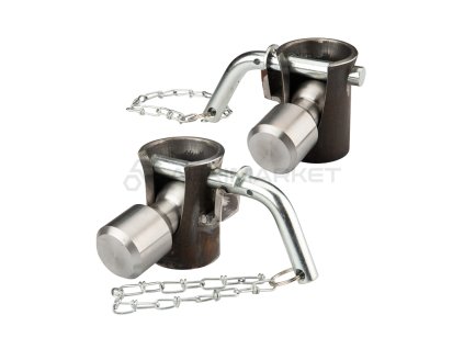 Zásuvka s kuličkou pro sklápění přívěsu s nosností až 6 tun, levá + pravá strana