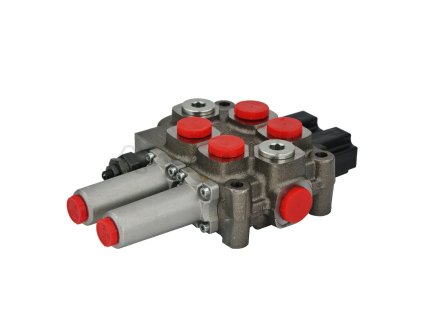 8213 hydraulicky monoblokovy rozvadec 2 sekcni 60l