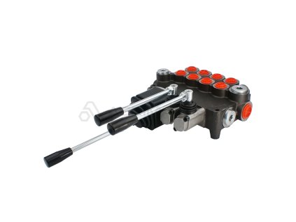 8228 hydraulicky monoblokovy rozvadec 4 sekcni 80l 3 paky