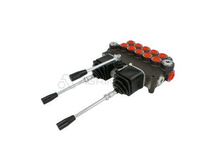 8246 hydraulicky monoblokovy rozvadec 5 sekcni 80l