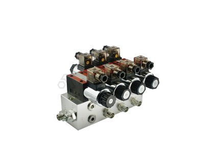 8324 hydraulicky rozvadec cetop 3 ng6 3 sekcni 60l min