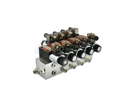 8348 hydraulicky rozvadec cetop 3 ng6 4 sekcni 60l min