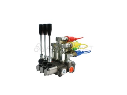 8363 hydraulicky monoblokovy rozvadec 3 sekcni 40l