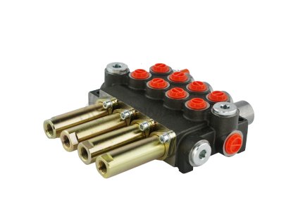 8384 hydraulicky monoblokovy rozvadec 4 sekcni 40l