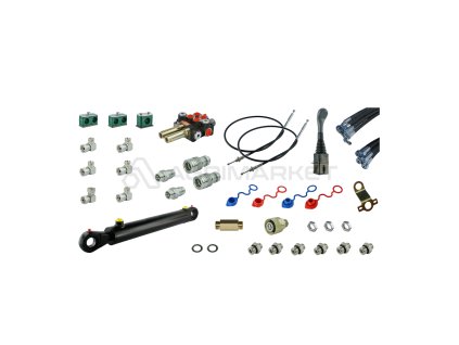 8675 kompletni hydraulicka sada pro ovladani celniho nakladace na traktorech zetor 5211 7211