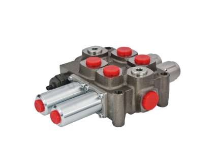 9110 hydraulicky monoblokovy rozvadec 2 sekcni 160l min