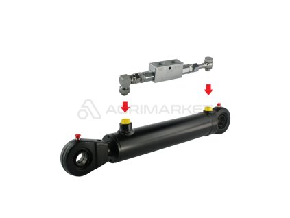 9272 hydraulicky valec dvojcinny 50 28 200 zamek u25