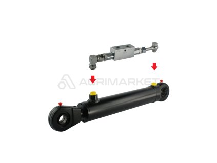 9296 hydraulicky valec dvojcinny 50 28 400 zamek u25
