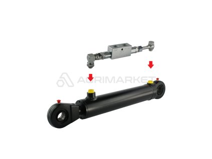 9572 hydraulicky valec dvojcinny 50 28 375 zamek u25