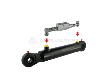 9875 hydraulicky valec dvojcinny 50 28 160 zamek u25