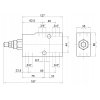 21314 1 dvoucestny pretezovaci a blokovaci ventil overcenter vbcd se a zavity 3 4 prutok 100l min max tlak 350bar