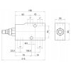 21317 1 dvoucestny pretezovaci a blokovaci ventil overcenter vbcd se a zavity 1 prutok 150l min max tlak 350bar