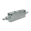 Dvoucestný přetěžovací a blokovací ventil, overcenter VBCD DE-A závity: 3/4 "průtok: 100L / min max. tlak: 350bar