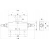 21323 1 dvoucestny pretezovaci a blokovaci ventil overcenter vbcd de a zavity 1 prutok 150l min max tlak 350bar