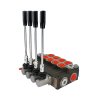 4-sekční hydraulický rozdělovač 160l/min první tři sekce s jezdcem pro ovládání 2-stranného válce čtvrtá sekce s jezdcem pro ovládání hydromotoru